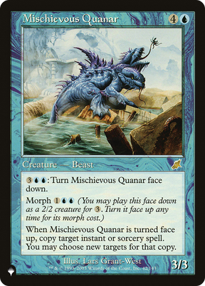 Magic: The Gathering - Mischievous Quanar - The List