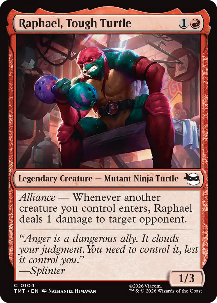 Magic: The Gathering - Raphael, Tough Turtle - Teenage Mutant Ninja Turtles