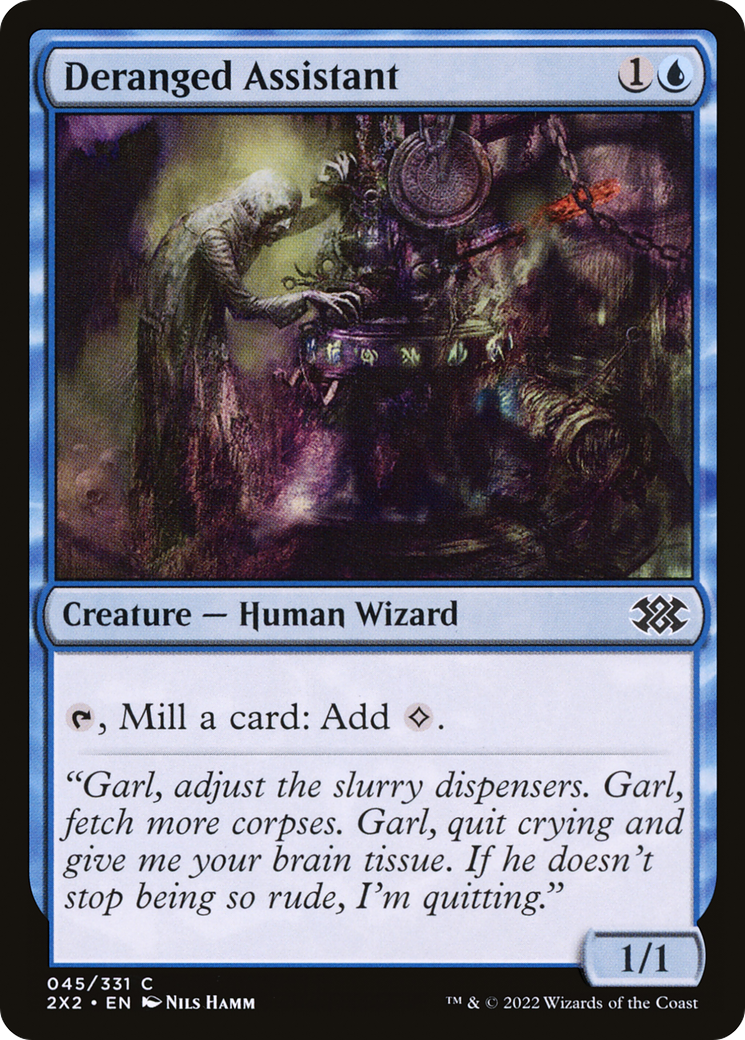 Magic: The Gathering - Deranged Assistant - Double Masters 2022