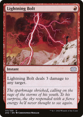 Magic: The Gathering - Lightning Bolt Foil - Double Masters 2022