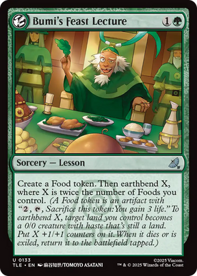 Magic: The Gathering - Bumi's Feast Lecture - Avatar: The Last Airbender Eternal