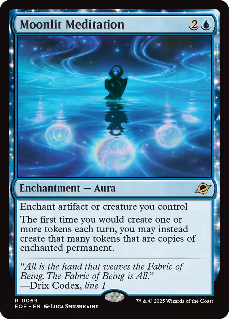 Magic: The Gathering - Moonlit Meditation Foil - Edge of Eternities