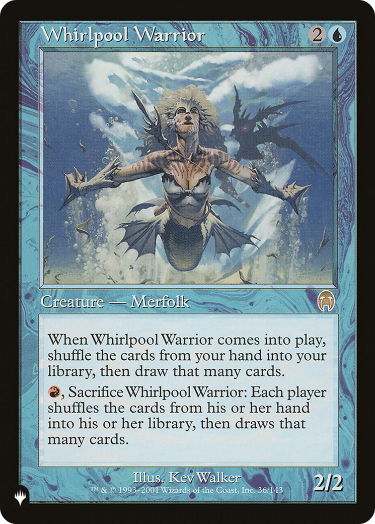 Magic: The Gathering - Whirlpool Warrior - The List