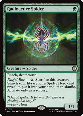 Magic: The Gathering - Radioactive Spider Foil - Marvel's Spider-Man