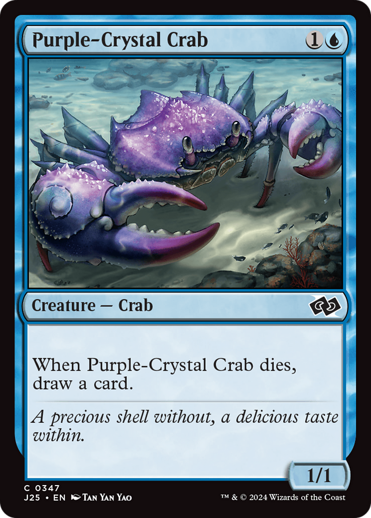 Magic: The Gathering - Purple-Crystal Crab - Foundations Jumpstart