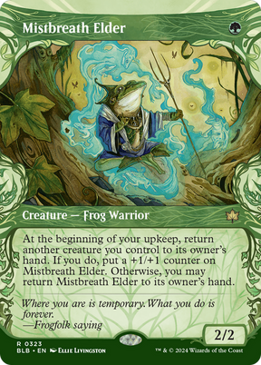 Magic: The Gathering - Mistbreath Elder Foil - Bloomburrow