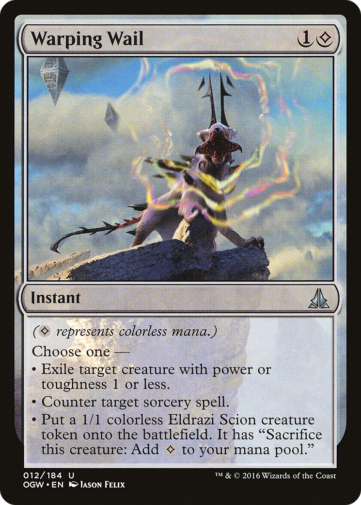 Magic: The Gathering - Warping Wail Foil - Oath of the Gatewatch
