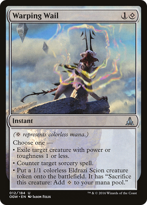 Magic: The Gathering - Warping Wail Foil - Oath of the Gatewatch