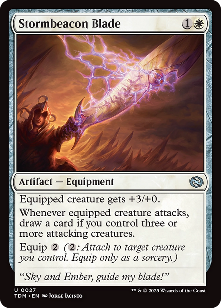 Magic: The Gathering - Stormbeacon Blade Foil - Tarkir: Dragonstorm
