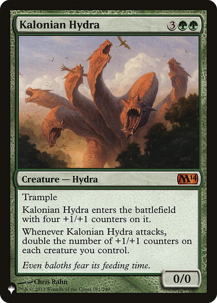 Magic: The Gathering - Kalonian Hydra - The List