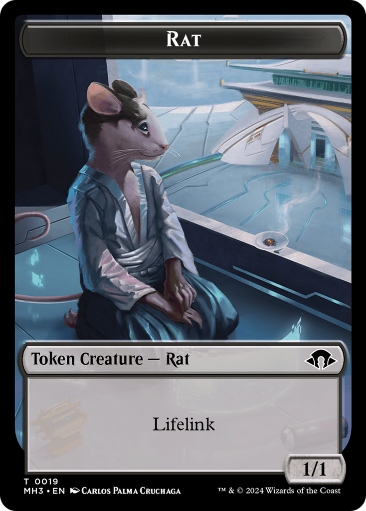 Magic: The Gathering - Rat Token - Modern Horizons 3 Tokens