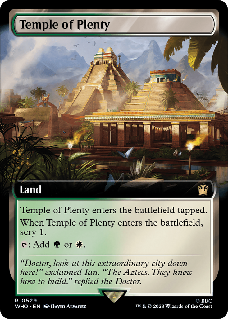 Magic: The Gathering - Temple of Plenty Foil - Doctor Who