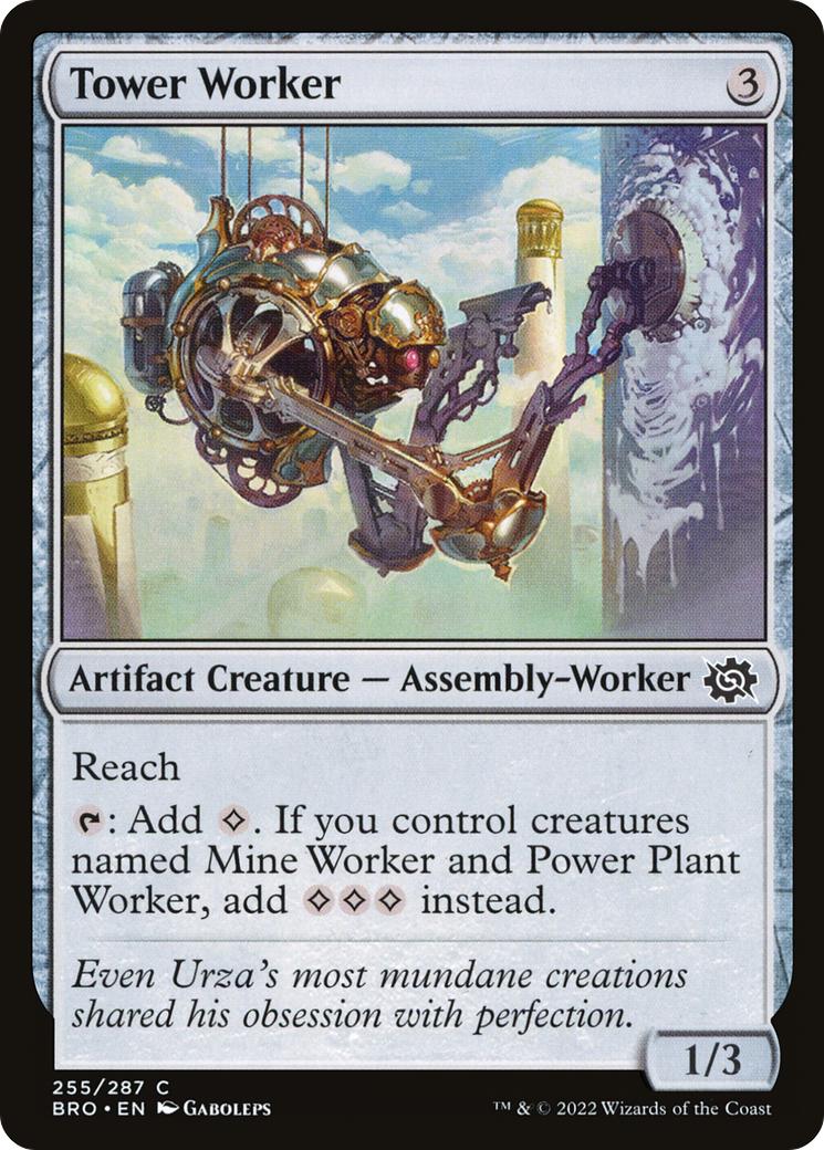 Magic: The Gathering - Tower Worker Foil - The Brothers' War