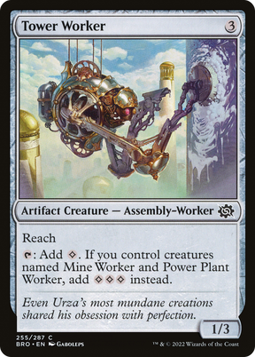 Magic: The Gathering - Tower Worker Foil - The Brothers' War