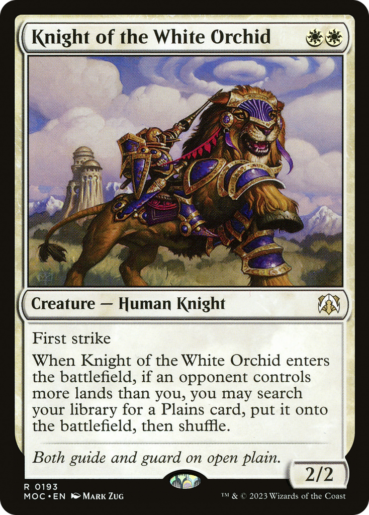 Magic: The Gathering - Knight of the White Orchid - March of the Machine Commander