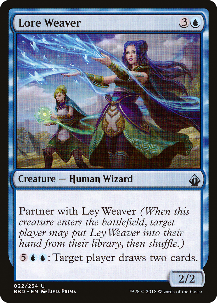 Magic: The Gathering - Lore Weaver Foil - Battlebond