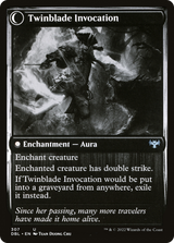Magic: The Gathering - Twinblade Geist // Twinblade Invocation Foil - Innistrad: Double Feature