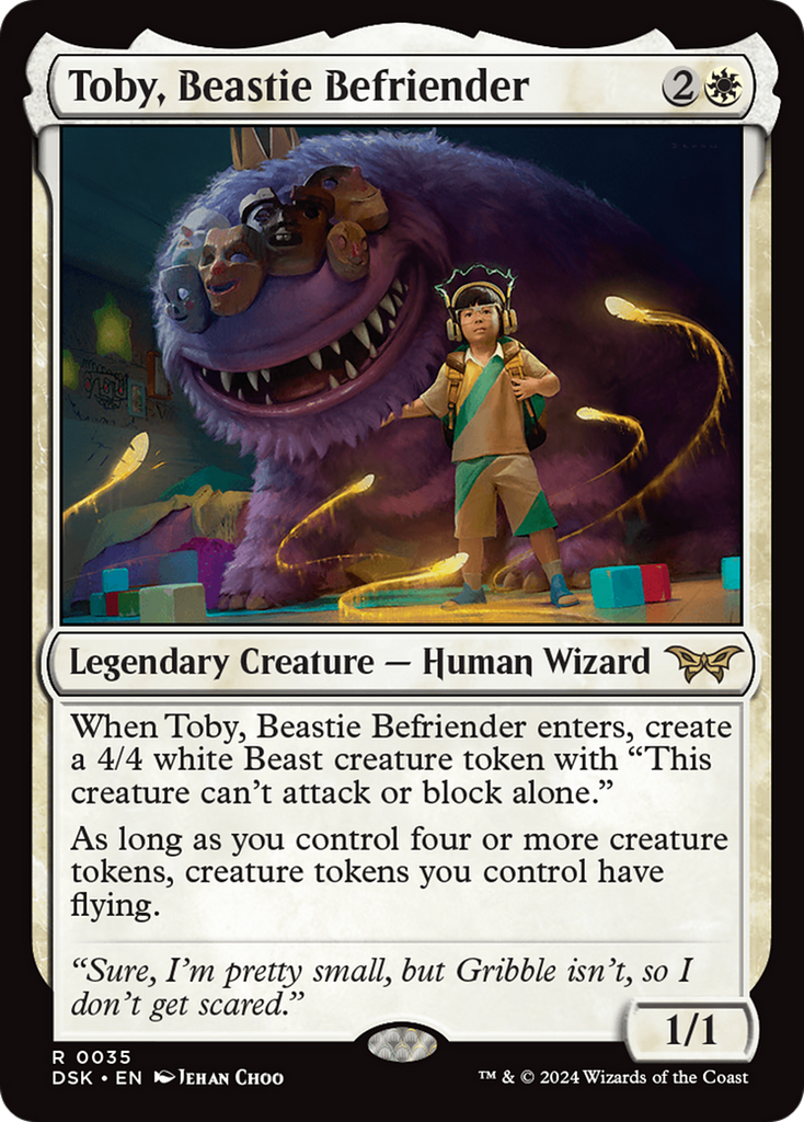 Magic: The Gathering - Toby, Beastie Befriender - Duskmourn: House of Horror