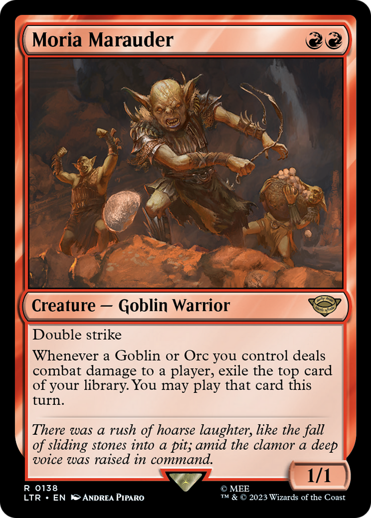 Magic: The Gathering - Moria Marauder - The Lord of the Rings: Tales of Middle-earth