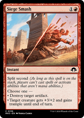 Magic: The Gathering - Siege Smash Foil - Modern Horizons 3
