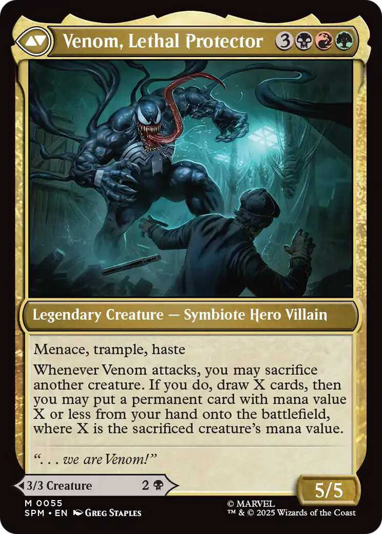 Magic: The Gathering - Eddie Brock // Venom, Lethal Protector - Marvel's Spider-Man
