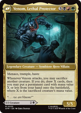 Magic: The Gathering - Eddie Brock // Venom, Lethal Protector Foil - Marvel's Spider-Man