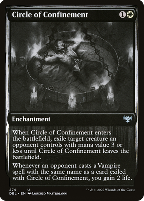 Magic: The Gathering - Circle of Confinement Foil - Innistrad: Double Feature