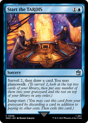 Magic: The Gathering - Start the TARDIS Foil - Doctor Who