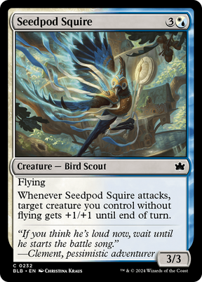 Magic: The Gathering - Seedpod Squire Foil - Bloomburrow