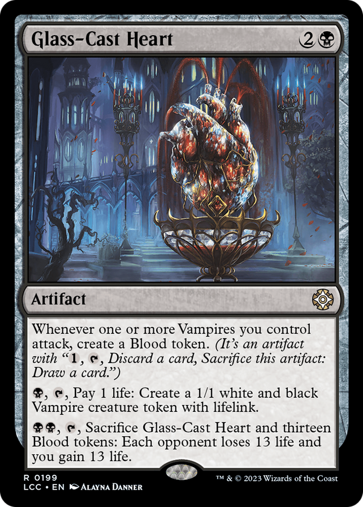 Magic: The Gathering - Glass-Cast Heart - The Lost Caverns of Ixalan Commander