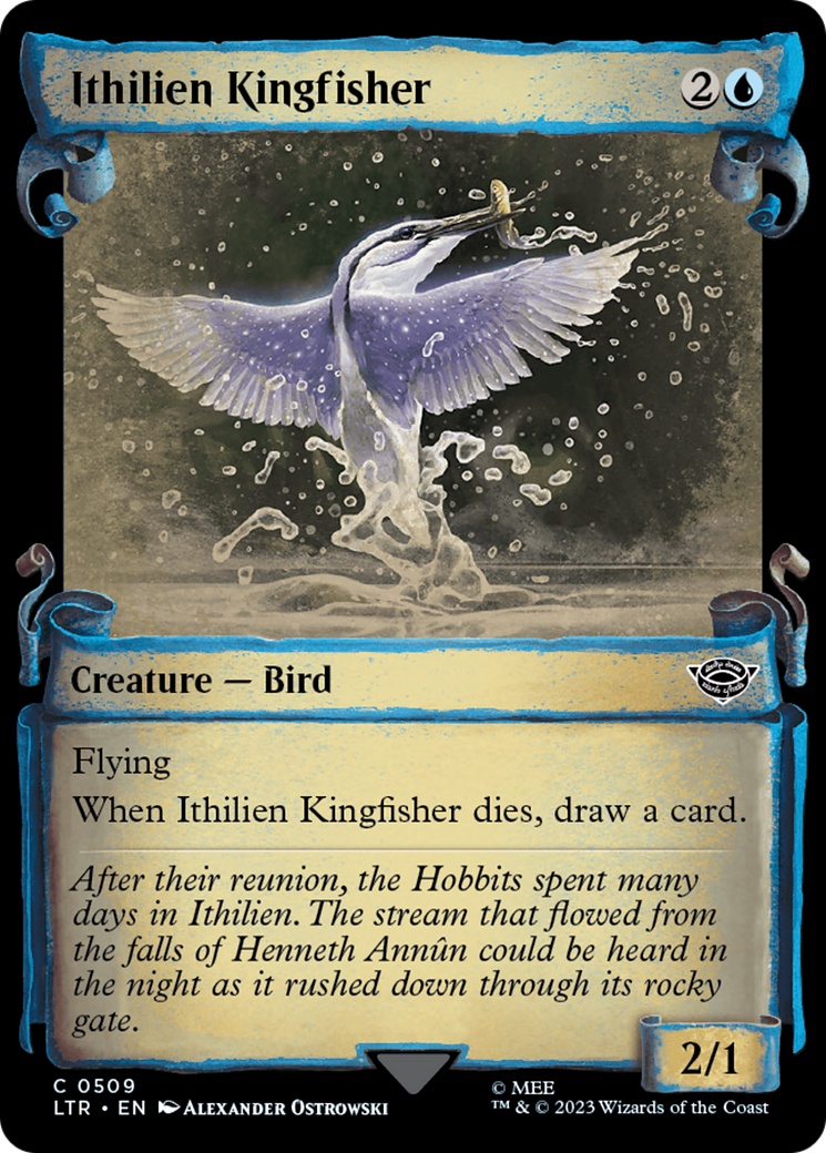 Magic: The Gathering - Ithilien Kingfisher Foil - The Lord of the Rings: Tales of Middle-earth