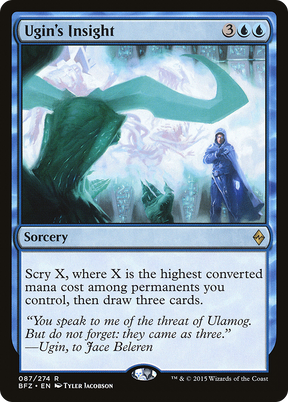 Magic: The Gathering - Ugin's Insight Foil - Battle for Zendikar