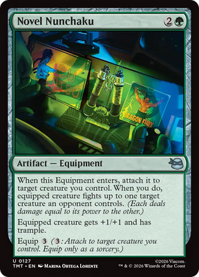 Magic: The Gathering - Novel Nunchaku Foil - Teenage Mutant Ninja Turtles