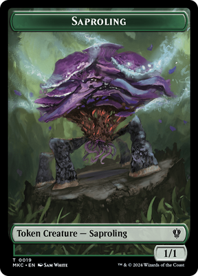 Magic: The Gathering - Saproling Token - Murders at Karlov Manor Commander Tokens
