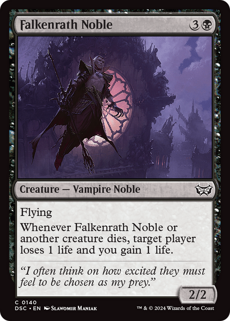 Magic: The Gathering - Falkenrath Noble - Duskmourn: House of Horror Commander