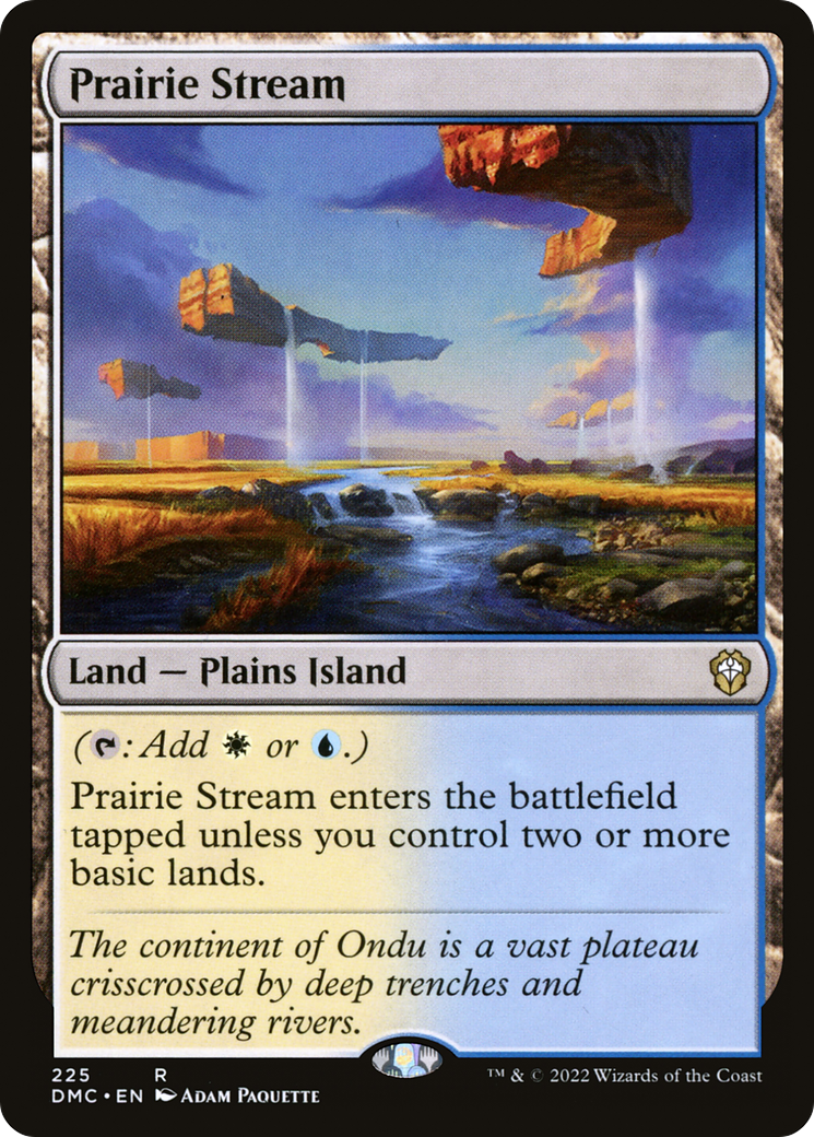Magic: The Gathering - Prairie Stream - Dominaria United Commander