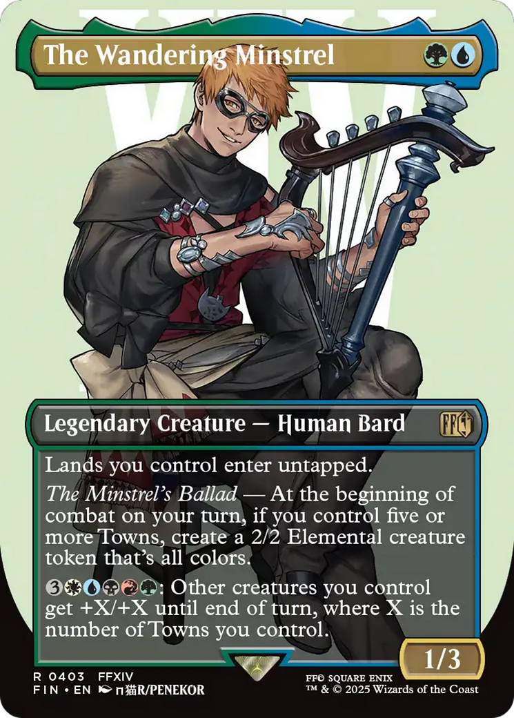 Magic: The Gathering - The Wandering Minstrel Foil - Final Fantasy