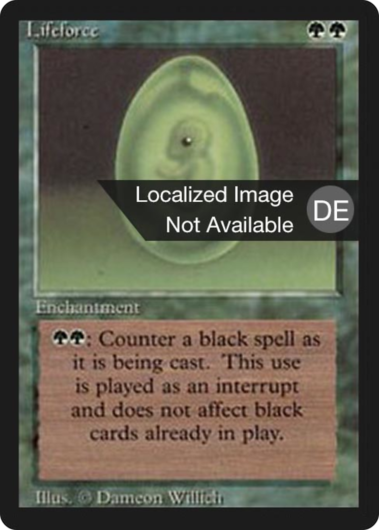 Magic: The Gathering - Lebenskraft - Foreign Black Border