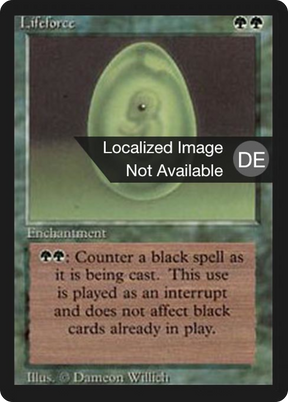 Magic: The Gathering - Lebenskraft - Foreign Black Border