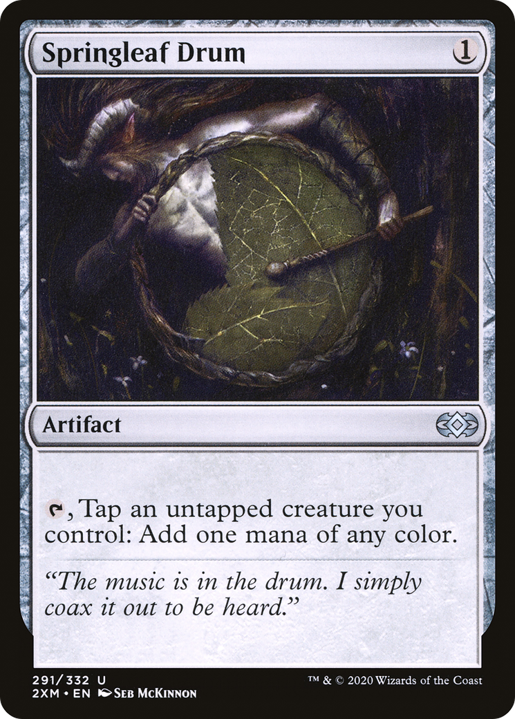 Magic: The Gathering - Springleaf Drum Foil - Double Masters