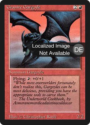 Magic: The Gathering - Granitgargoyle - Foreign Black Border
