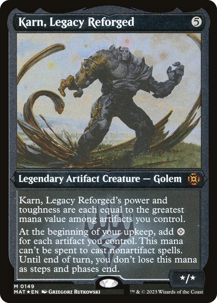 Magic: The Gathering - Karn, Legacy Reforged Foil - March of the Machine: The Aftermath