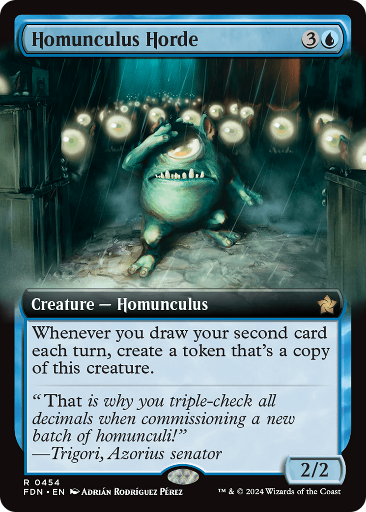 Magic: The Gathering - Homunculus Horde Foil - Foundations