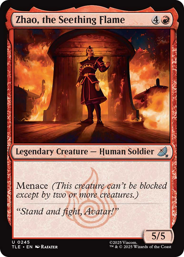 Magic: The Gathering - Zhao, the Seething Flame - Avatar: The Last Airbender Eternal
