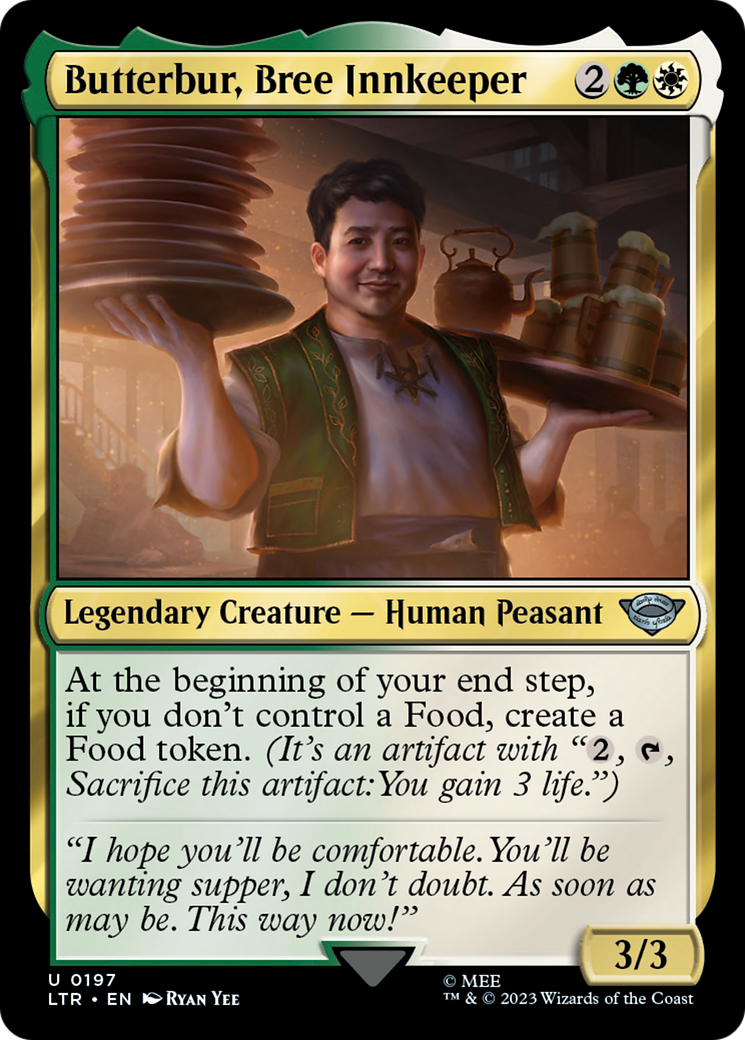 Magic: The Gathering - Butterbur, Bree Innkeeper Foil - The Lord of the Rings: Tales of Middle-earth