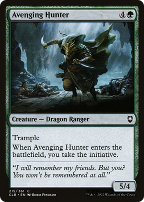 Magic: The Gathering - Avenging Hunter - Commander Legends: Battle for Baldur's Gate