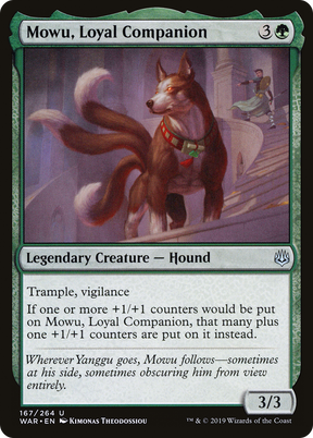 Magic: The Gathering - Mowu, Loyal Companion Foil - War of the Spark