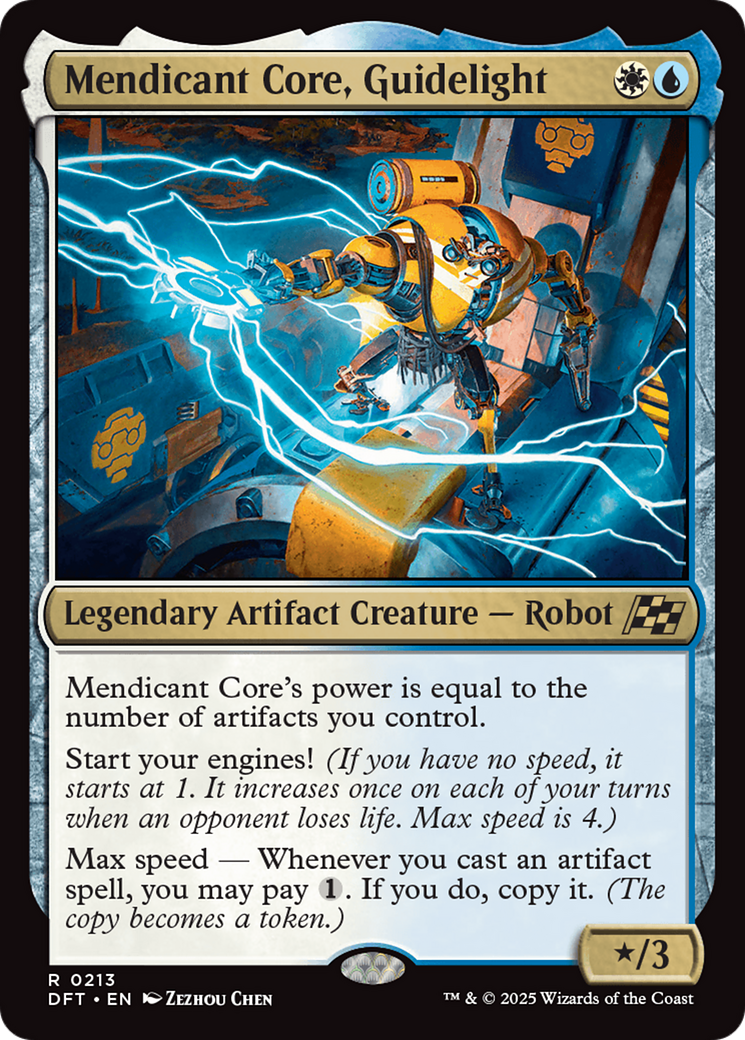 Magic: The Gathering - Mendicant Core, Guidelight Foil - Aetherdrift