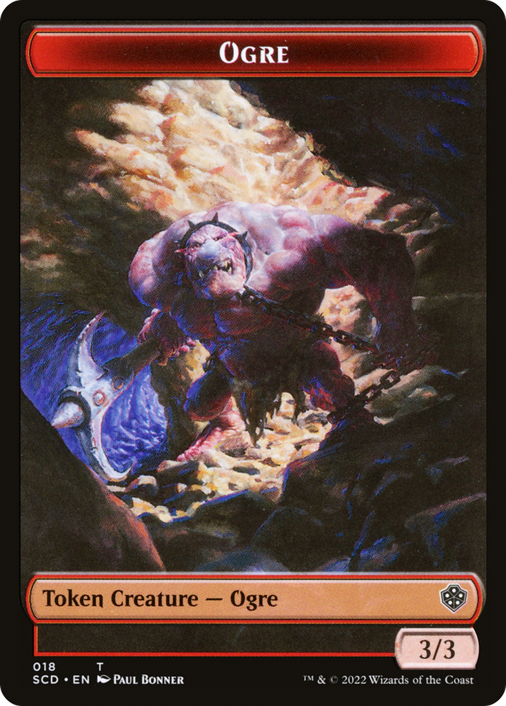 Magic: The Gathering - Ogre Token - Starter Commander Deck Tokens