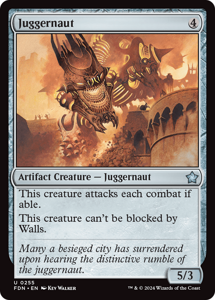 Magic: The Gathering - Juggernaut Foil - Foundations